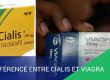 DIFFÉRENCE ENTRE CIALIS ET VIAGRA